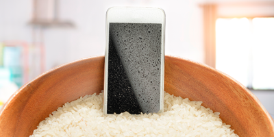 celular no arroz